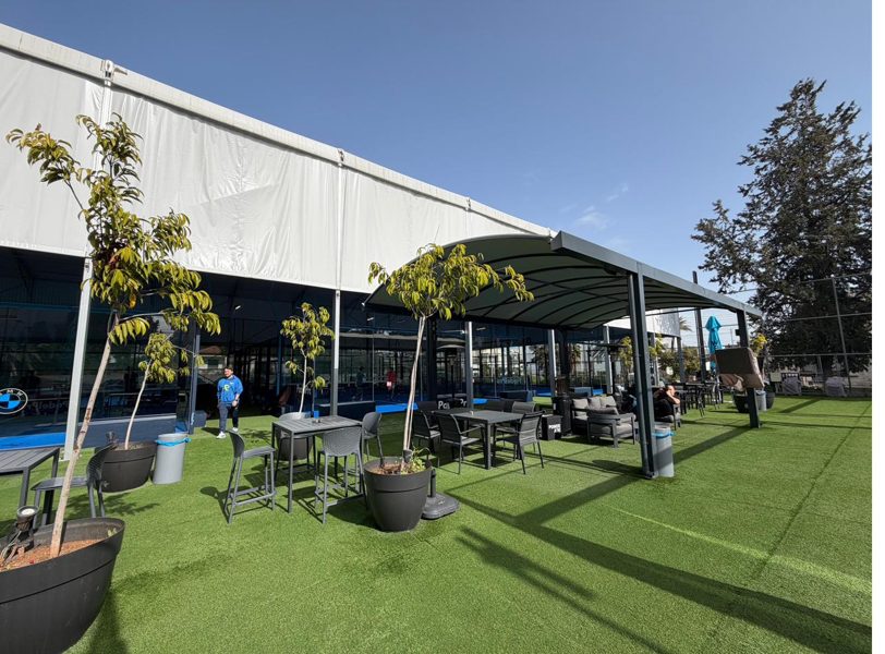 Outdoor lounge and terrace