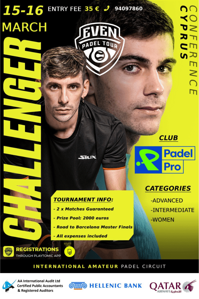 even padel tour nicosia cyprus
