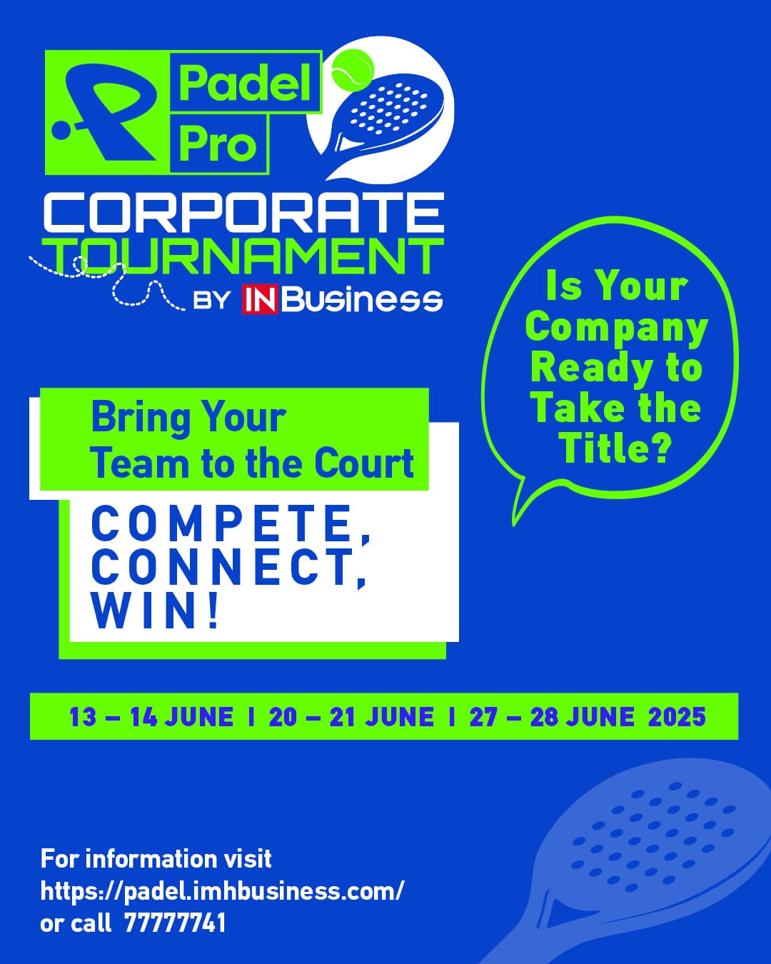 Corporate Padel Tournament